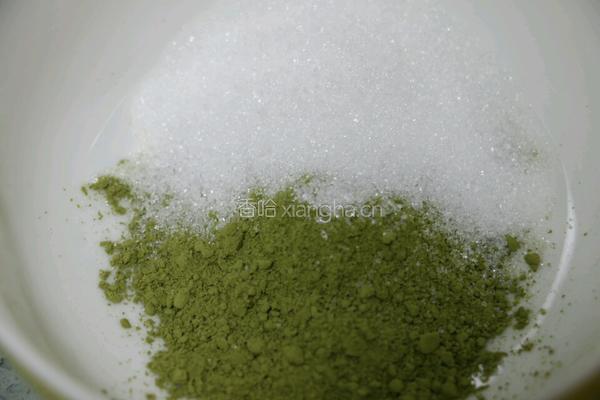 抹茶桂花冻的做法图解3