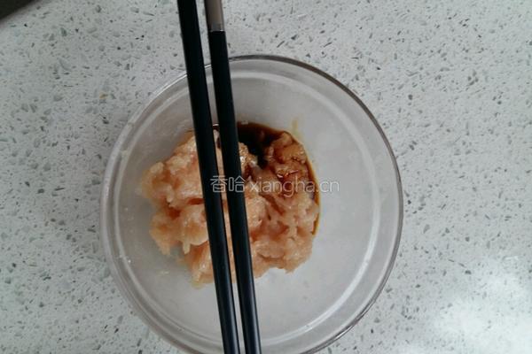 丝瓜酿肉的做法图解4