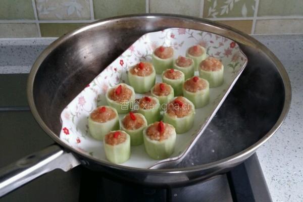 丝瓜酿肉的做法图解7