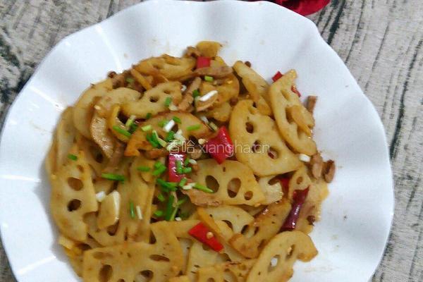 酸辣肉丝藕片的做法图解8