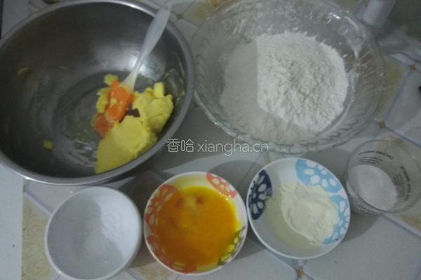 黄油奶香小饼干的做法图解1