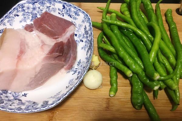 家常小炒肉的做法图解1