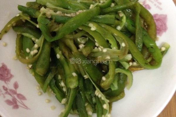 烧辣椒拌鸡蛋的做法图解4