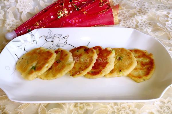 葱香豆渣鸡蛋饼的做法图解5
