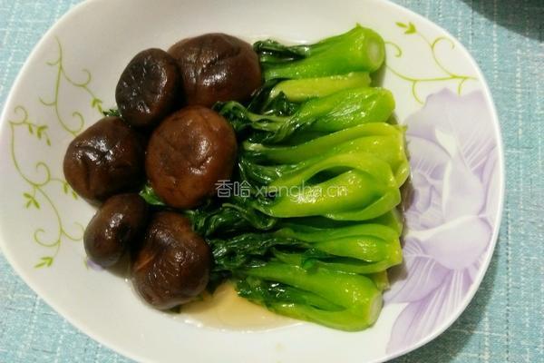 香菇青菜的做法图解7