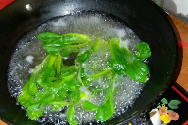 香菇青菜的做法图解4