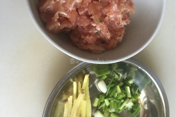 肉米酸豇豆的做法图解3