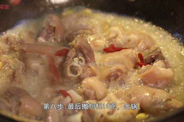 黄豆炖猪手的做法图解11