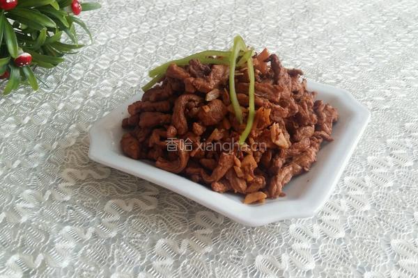 蒜香肉丝