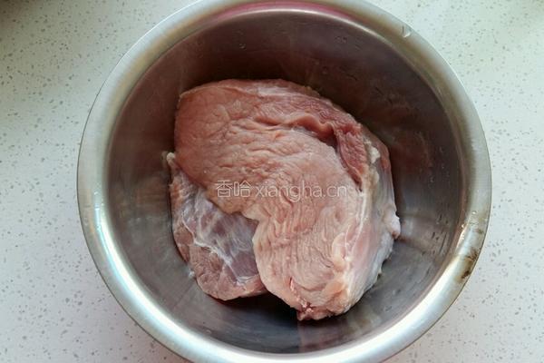 蒜香肉丝的做法图解1