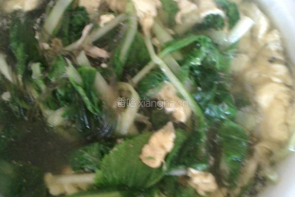 鸡蛋青菜粉丝汤的做法图解7