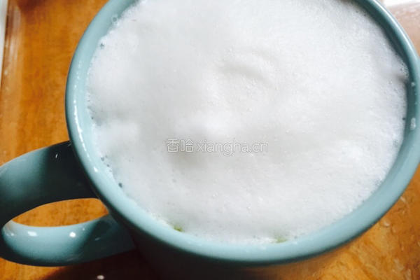 抹茶拿铁的做法图解5