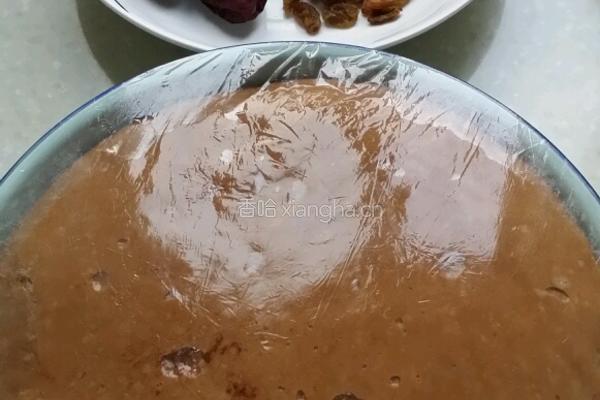 红糖大枣发糕的做法图解3
