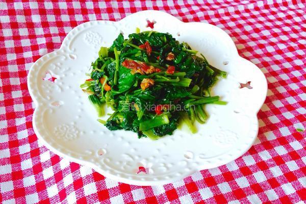 肉渣空心菜的做法图解4