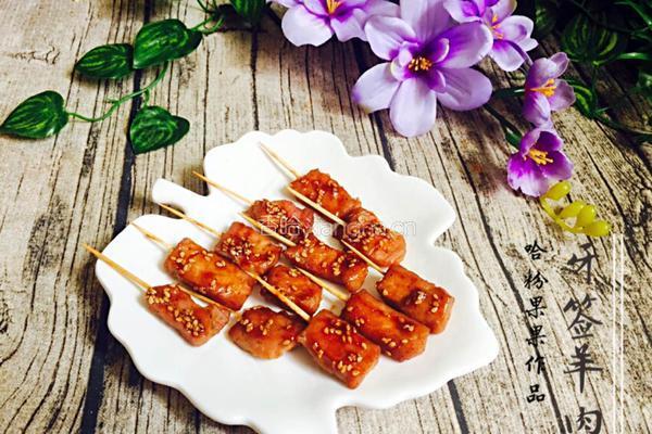 家庭版本烤箱烤牙签羊肉的做法图解24