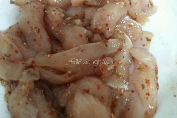 无油烤鸡柳的做法图解1