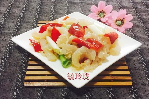 红椒烧牛筋的做法图解10