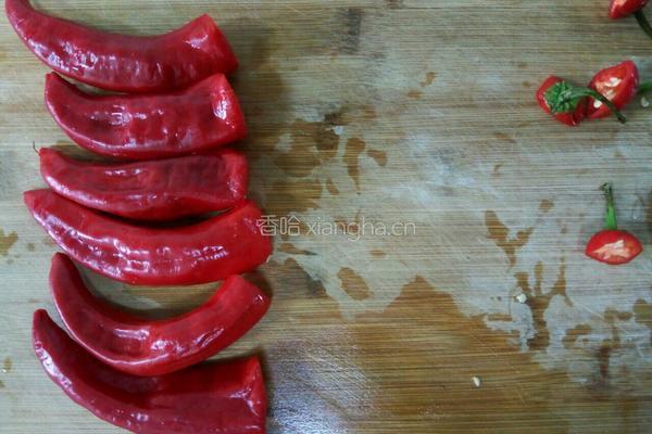 辣椒酿肉的做法图解4