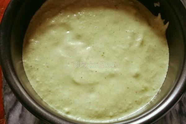 抹茶红豆戚风蛋糕的做法图解5
