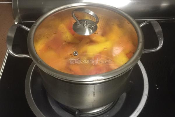 自制黄桃罐头的做法图解3