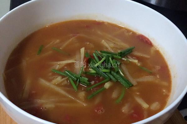 土豆西红柿汤的做法图解7