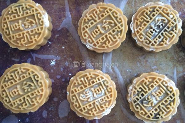 豆沙月饼的做法图解4