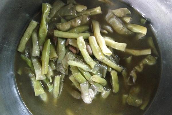 水煮豆角的做法图解6
