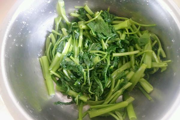 凉拌空心菜的做法图解4