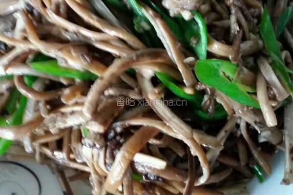 青椒茶树菇的做法图解6