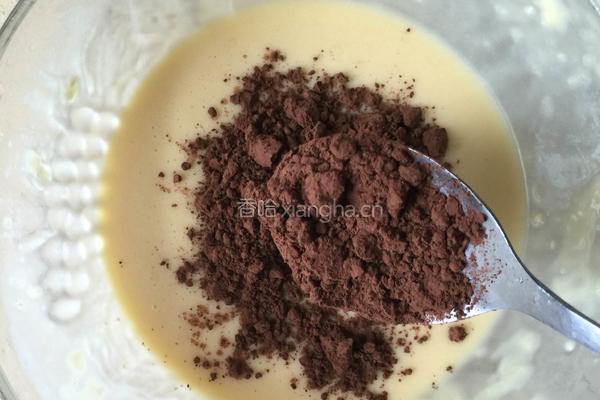 抹茶可可粉华夫饼的做法图解6