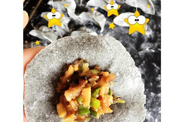彩色饺子的做法图解9