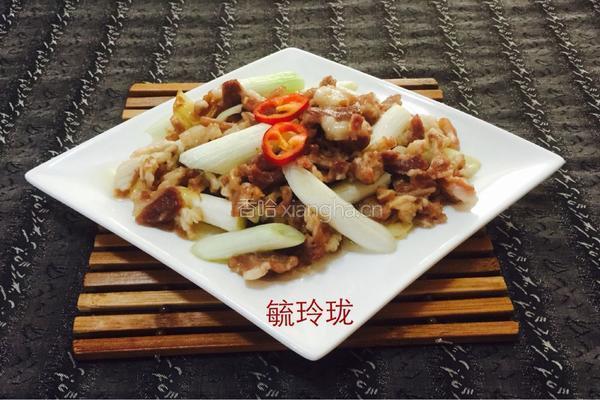 葱爆羊肉的做法图解10
