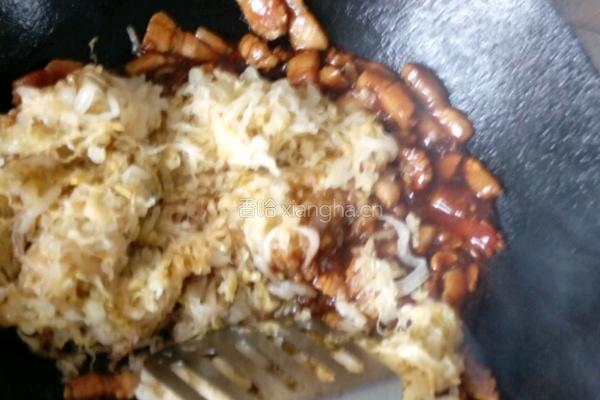 酸菜炒粉的做法图解6