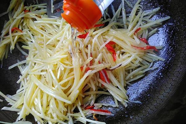 酸辣土豆丝的做法图解10
