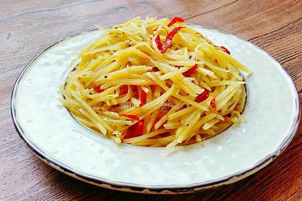 酸辣土豆丝的做法图解13