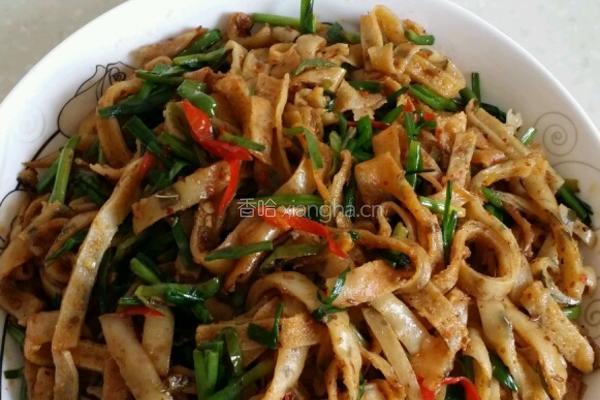 孜然炒饼丝的做法图解8