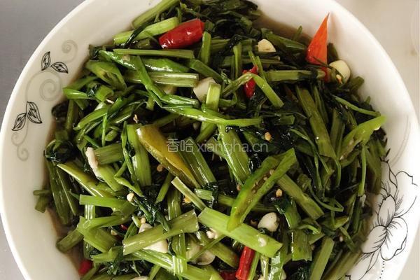 辣炒空心菜的做法图解4