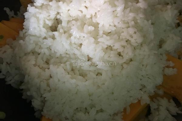 南瓜闷米饭的做法图解6