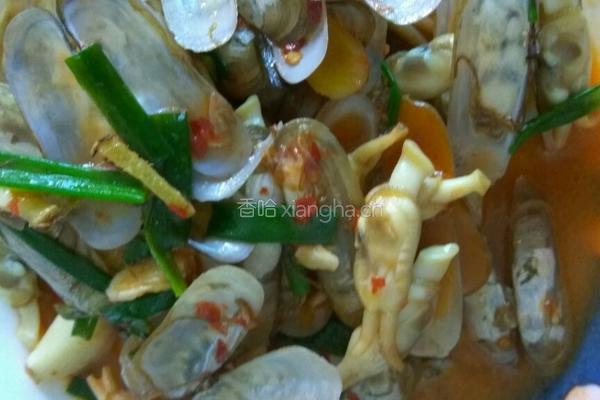 香辣蛏子的做法图解8