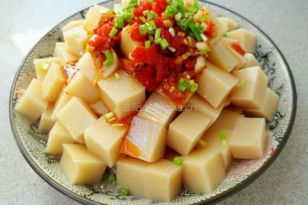 凉拌米豆腐的做法图解5