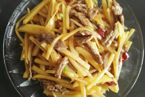 牛肉土豆丝的做法图解5