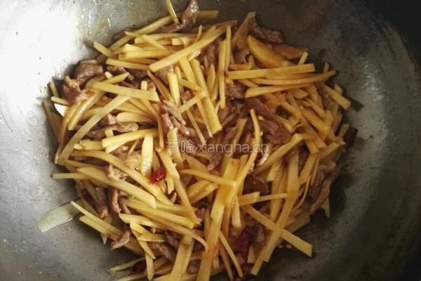 牛肉土豆丝的做法图解4