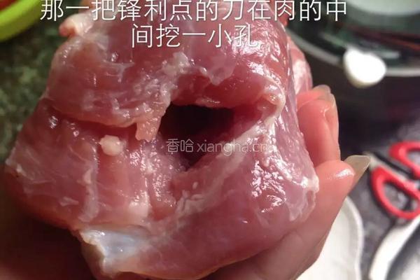 酿肉的做法图解2