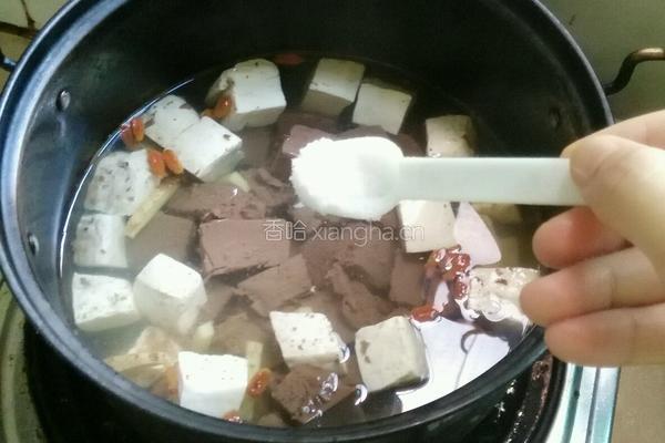 猪红豆腐汤的做法图解5