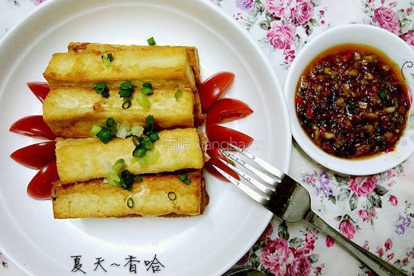香煎脆皮豆腐的做法图解7