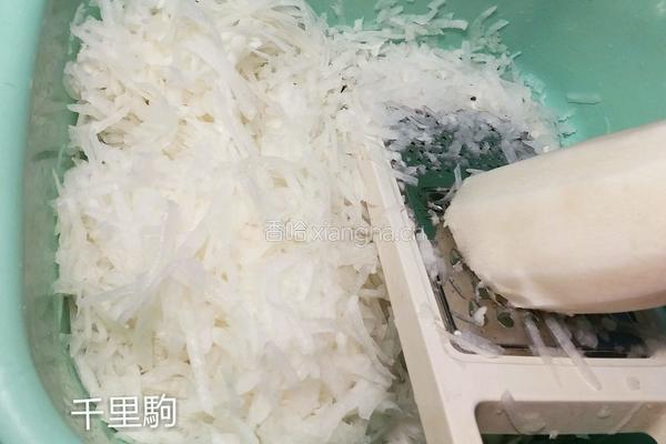 腊味萝卜糕的做法图解8