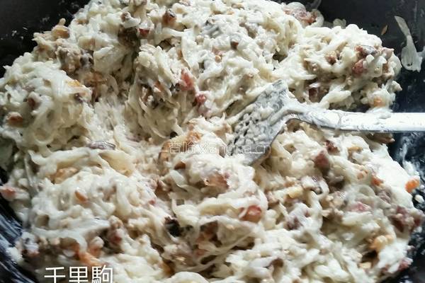 腊味萝卜糕的做法图解11