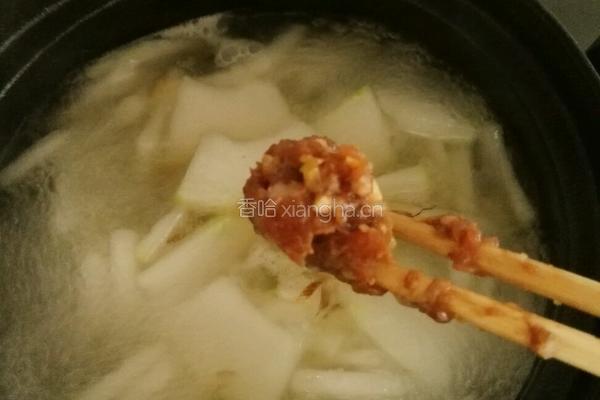 冬瓜丸子汤的做法图解8