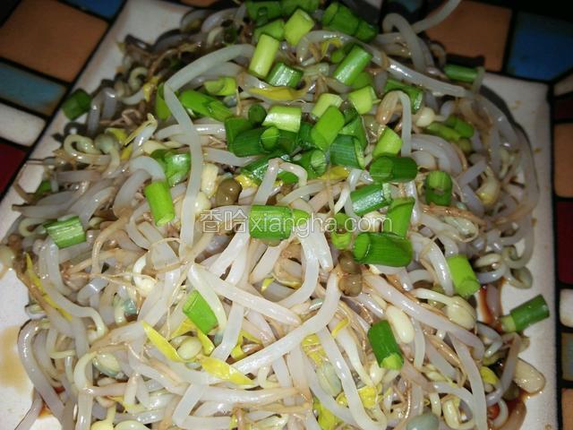 最后撒上葱末