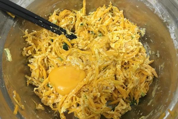 南瓜鸡蛋煎饼的做法图解7